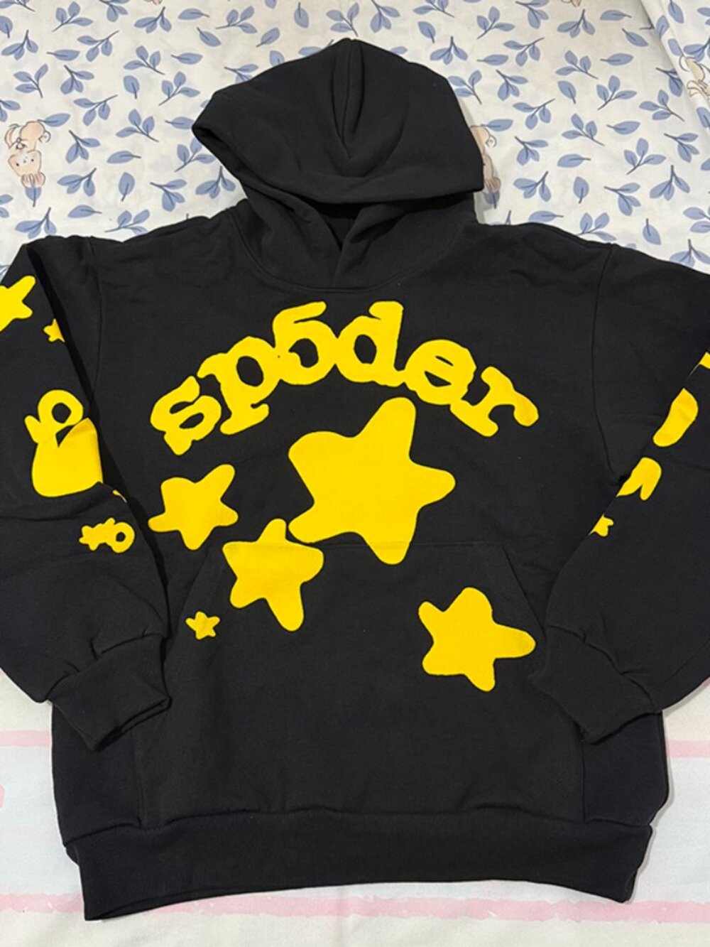Sp5der Beluga Onyx Yellow Hoodie